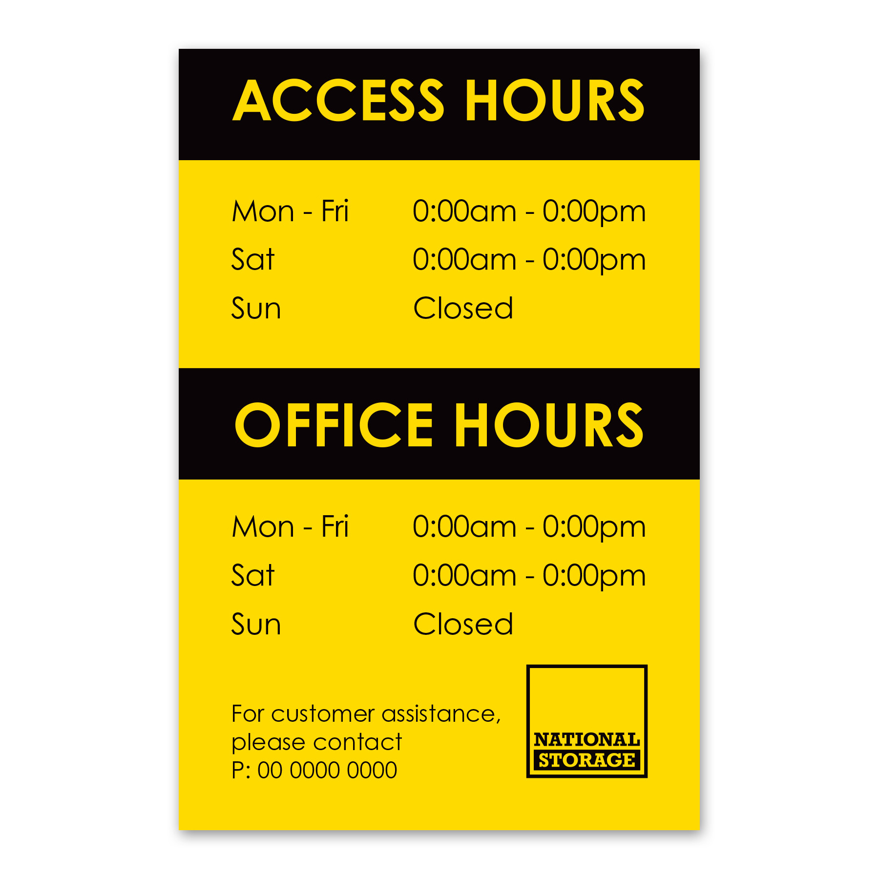 ACCESS & OFFICE HOURS STAFFED