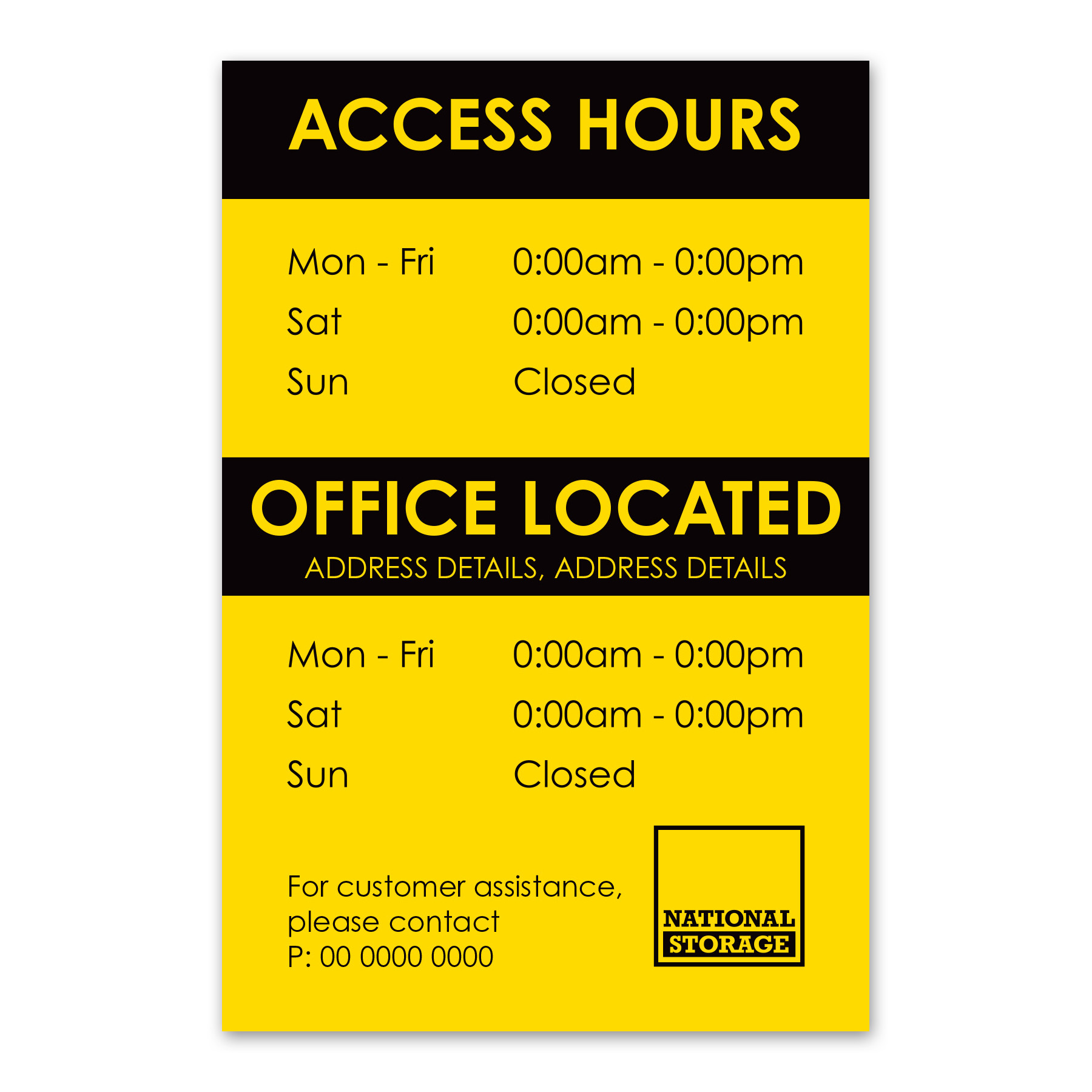 ACCESS & OFFICE HOURS SATELLITE