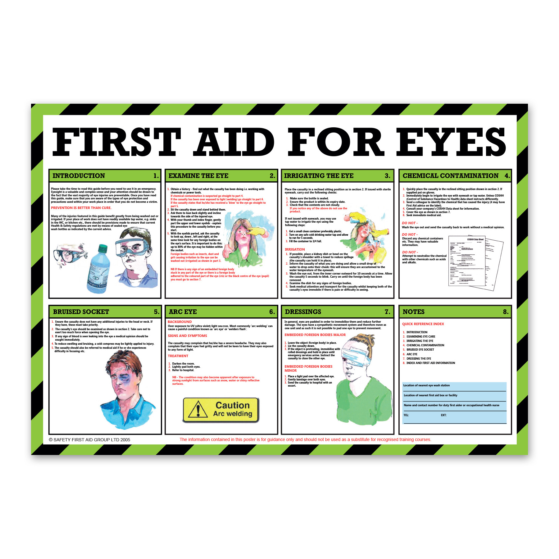 FIRST AID FOR EYES