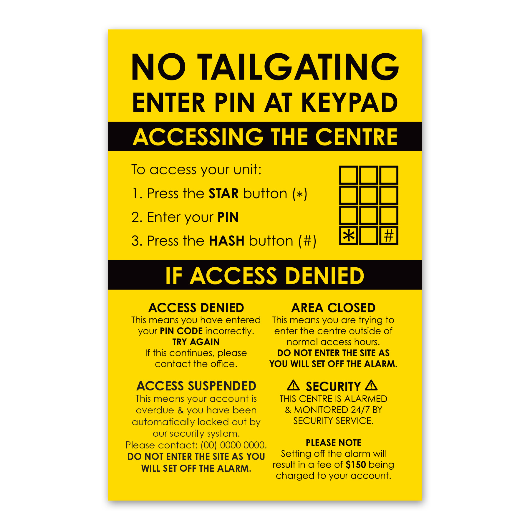 PTI STORLOGIX KEYPAD ENTRY - NZ